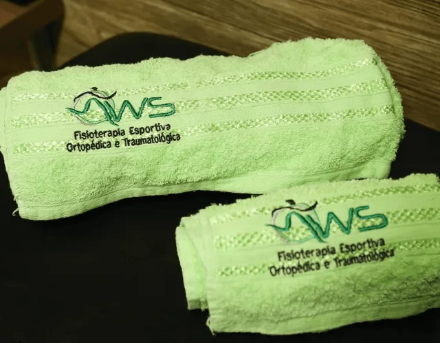 Toalhas personalizadas da WS Fisioterapia Esportiva